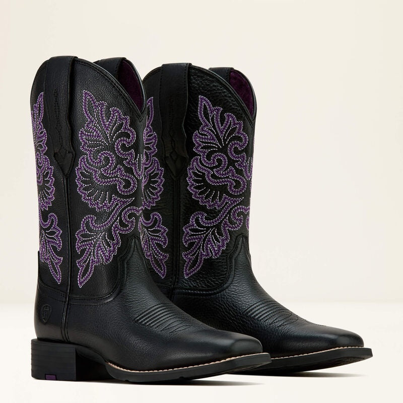 Women's Roundup Wide Square BLK