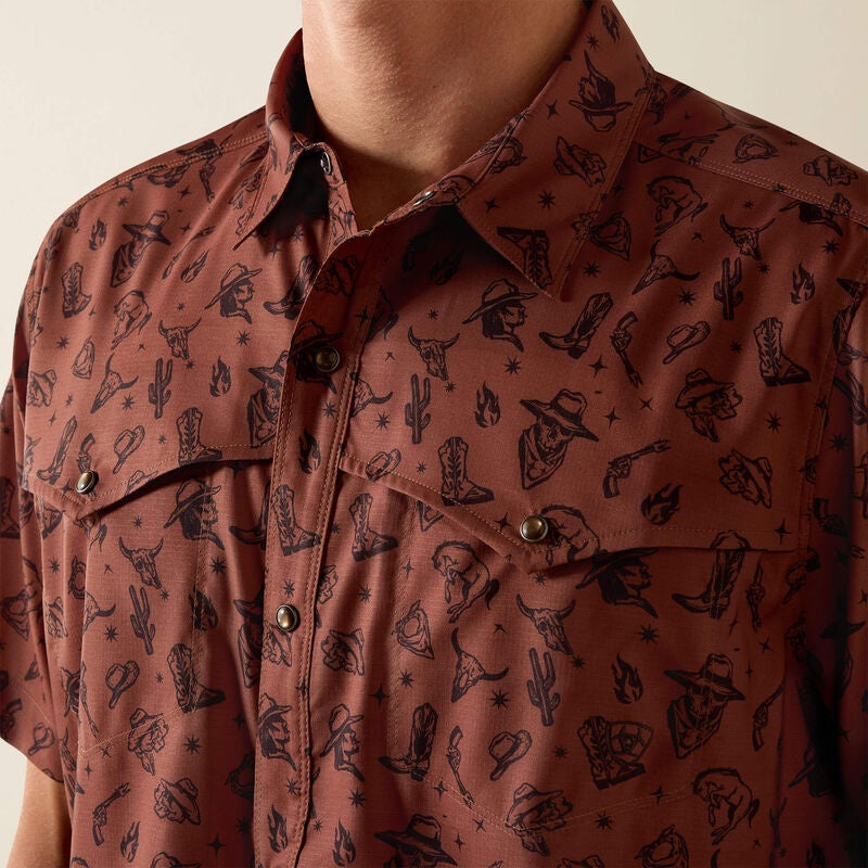 Western Yoke S/S Button