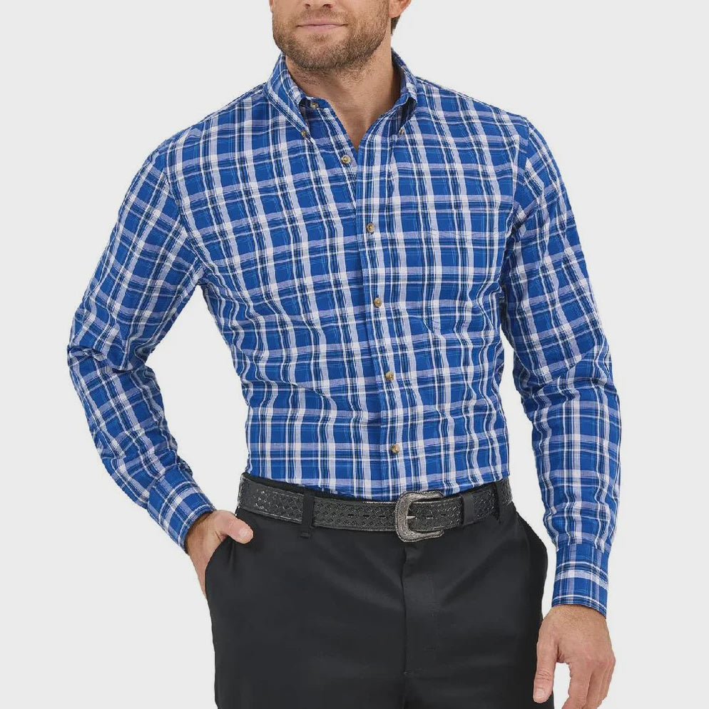 Riata Long sleeve small plaid