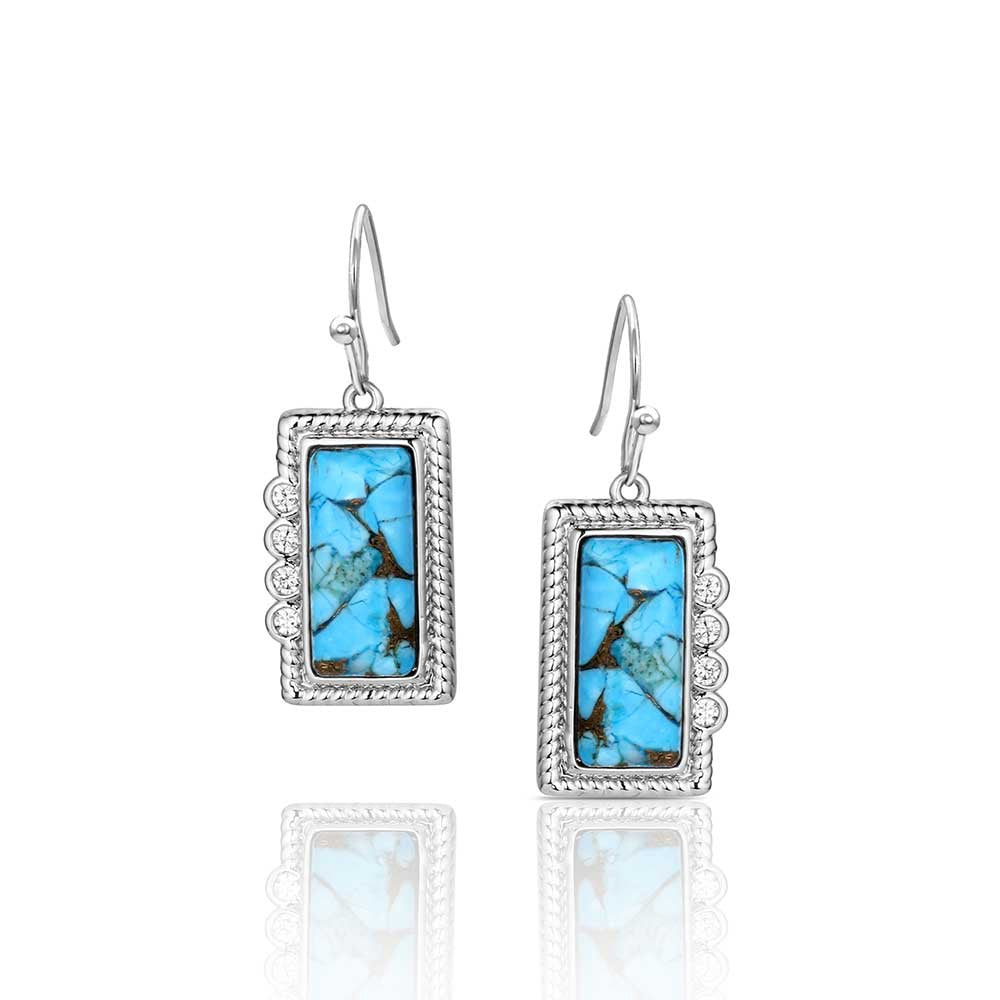 Summer Rain Turquoise Earrings