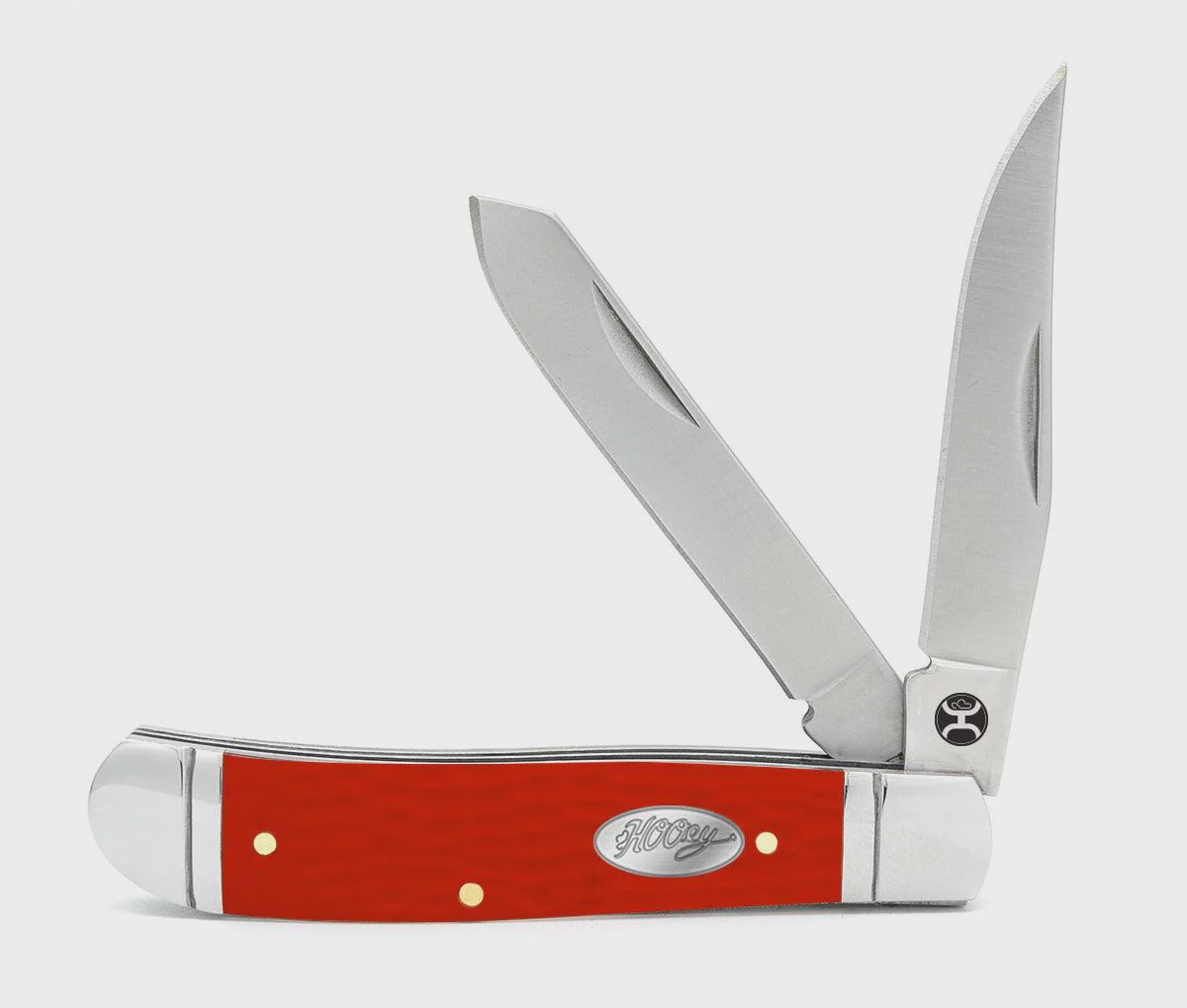 Red Jig Bone Trapper" Knife, Large