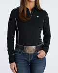 1/4 SNAP PULLOVER BLK