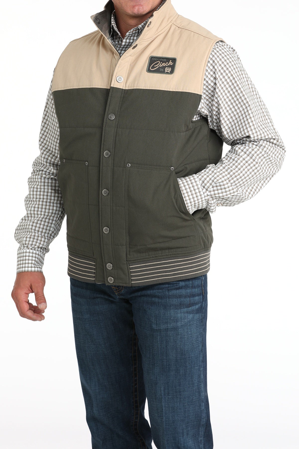 Aztec print Reversible vest