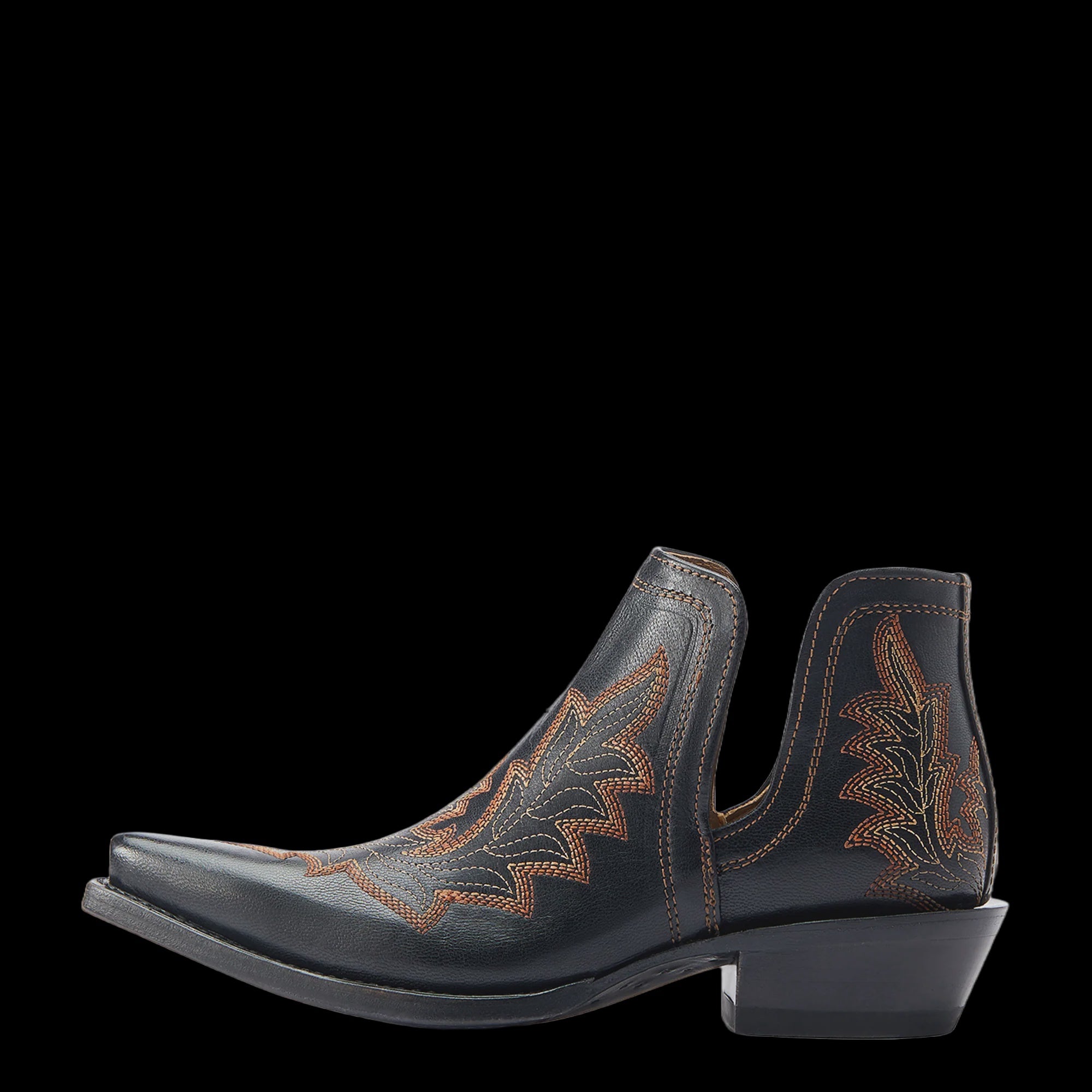 Dixon Low Heel Bohemian Black