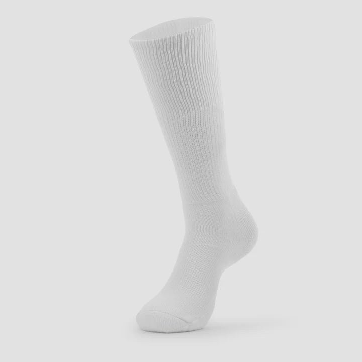 Western Dress Boot Socks White