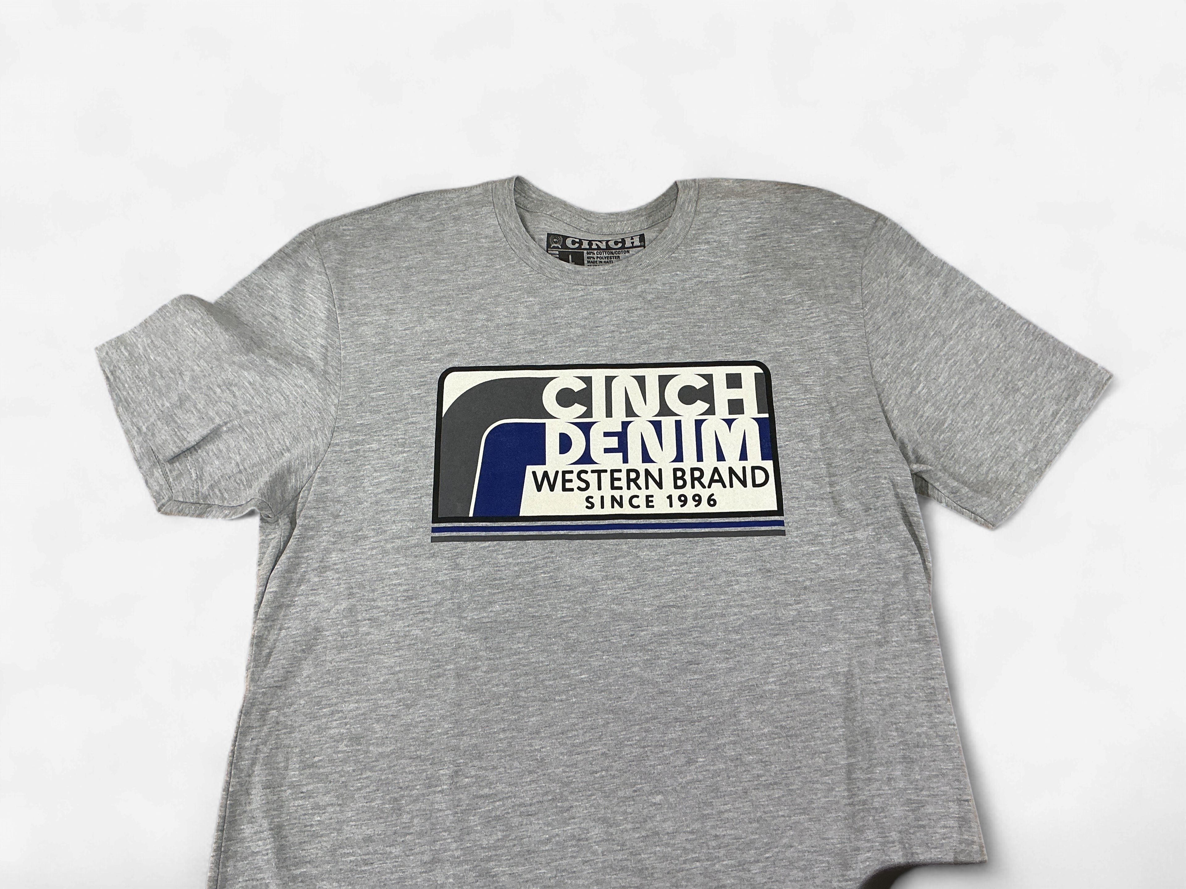 RINGSPUN GREY TEE