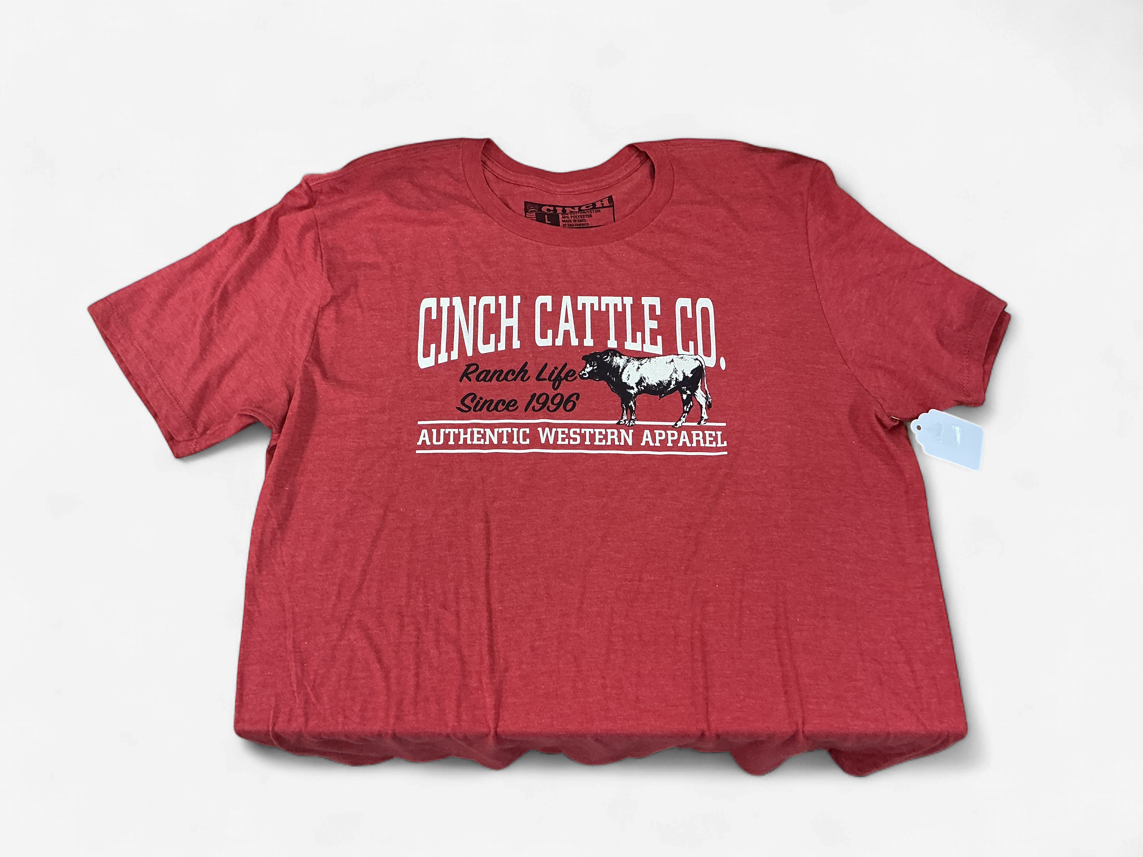 RINGSPUN RED TEE