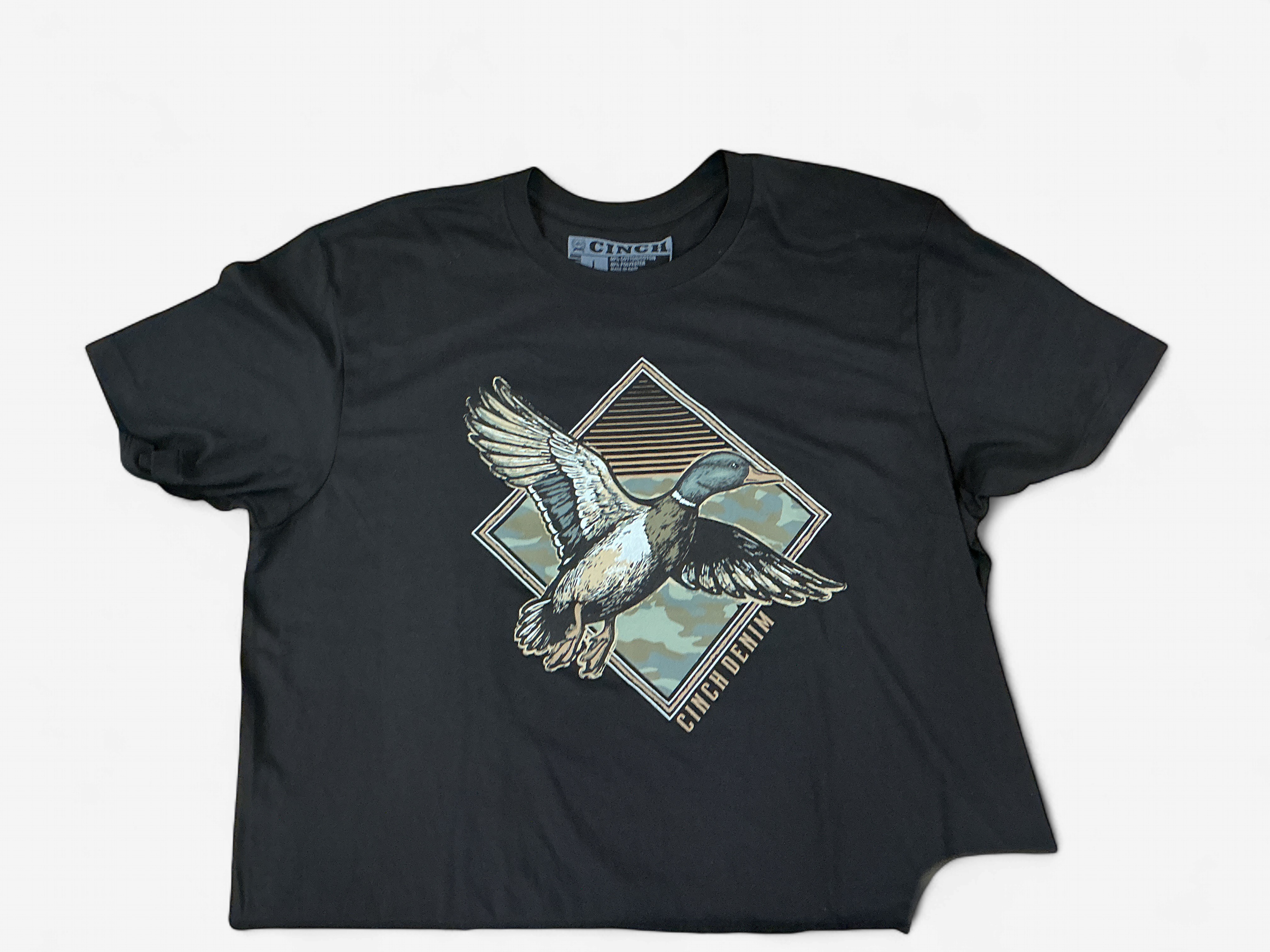 RINGSPUN BLK TEE