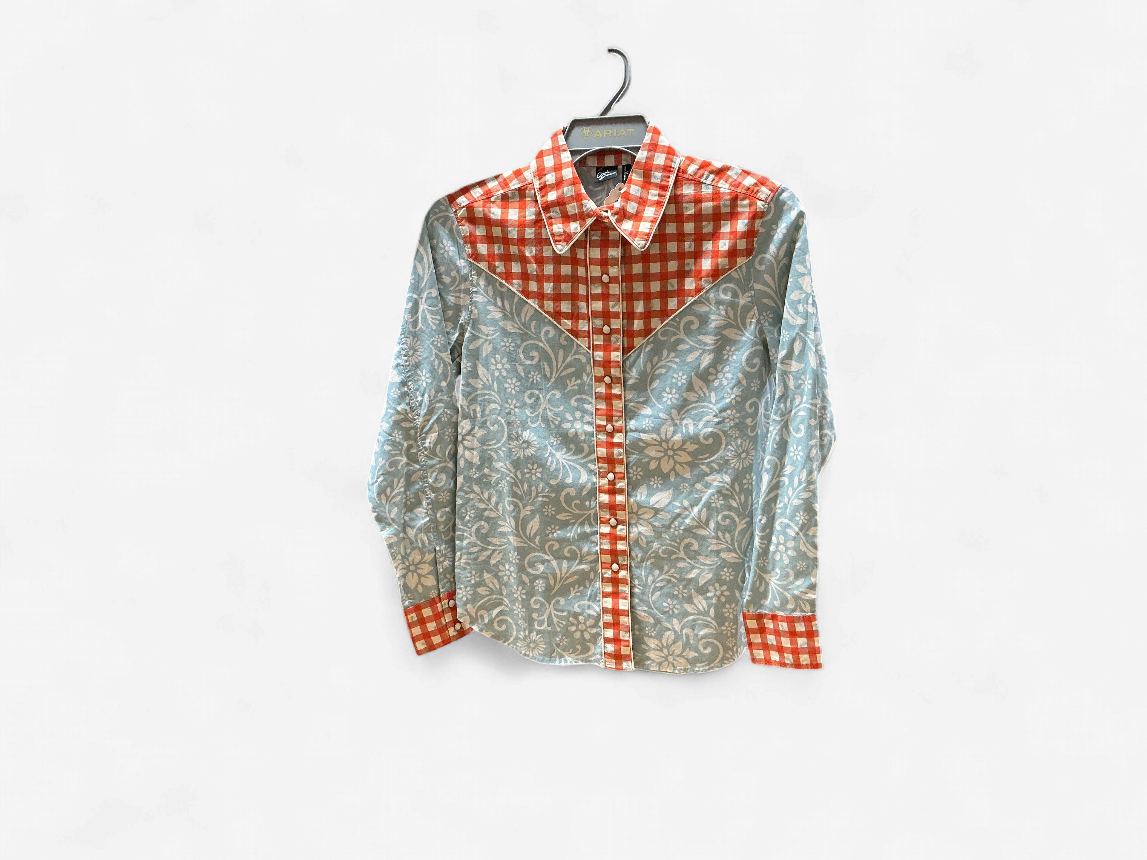 LT BLU VINTAGE FLORAL