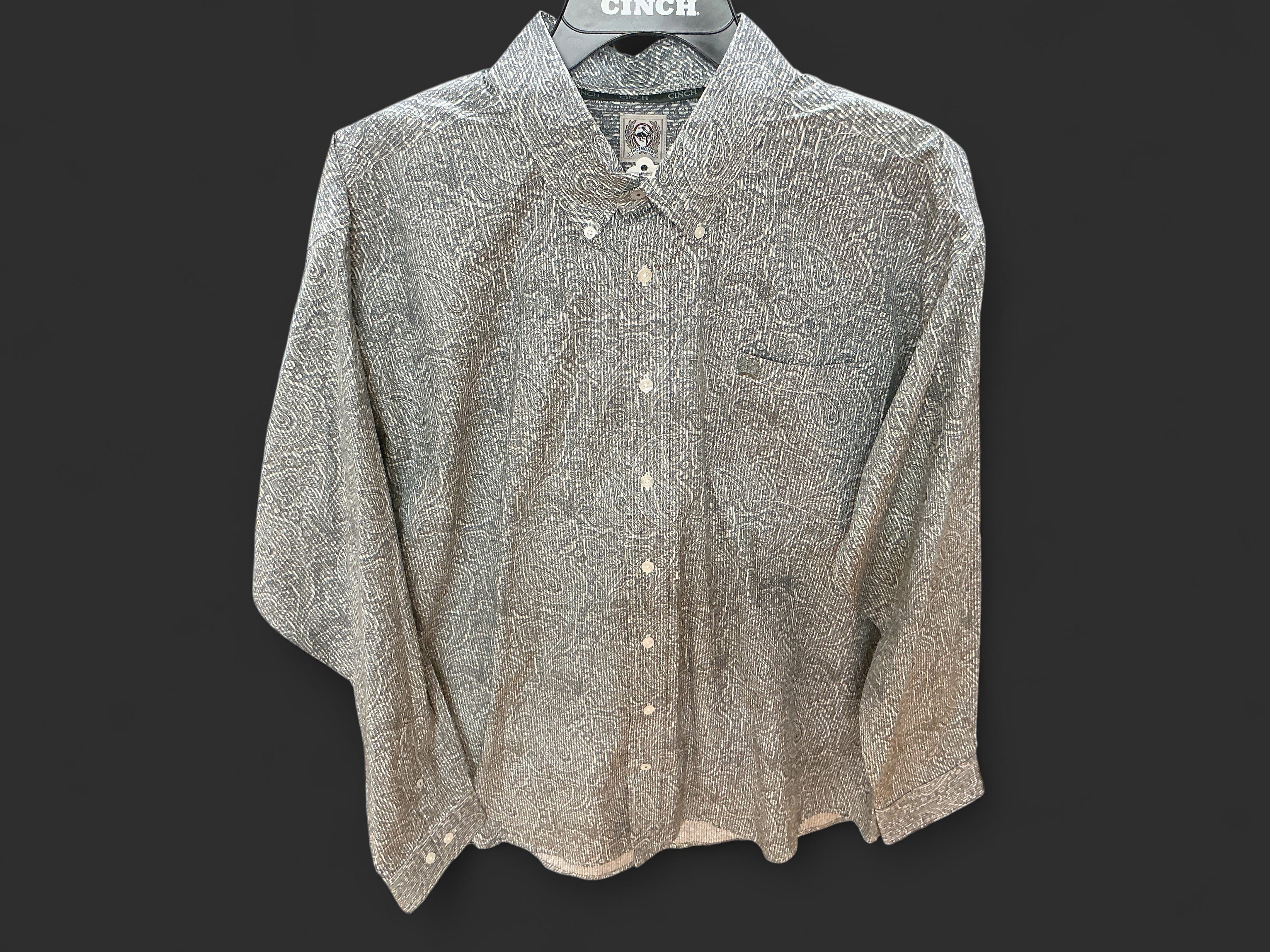 GREY STRIPE PAISLEY