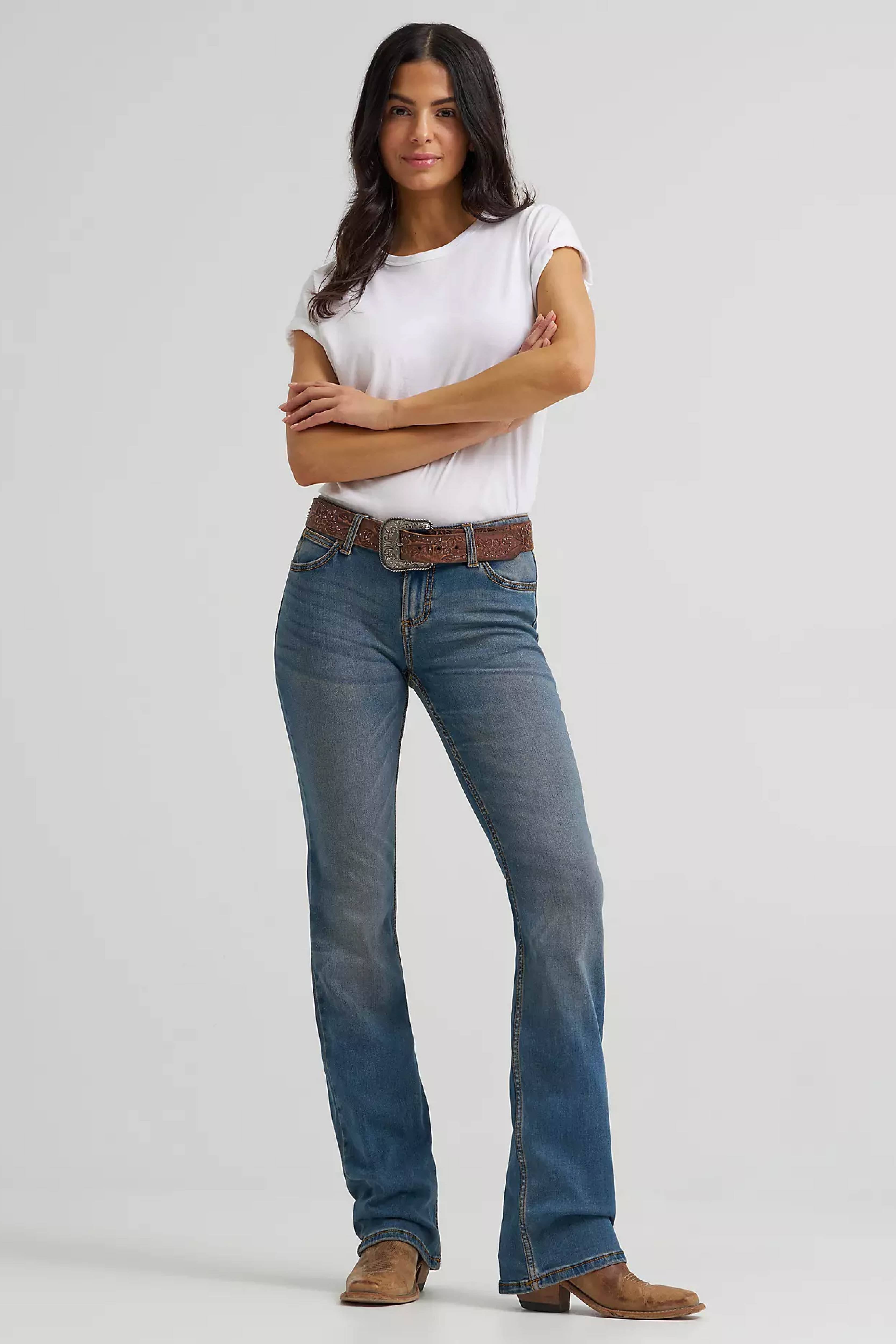 LADIES MAE MID RISE TRSR
